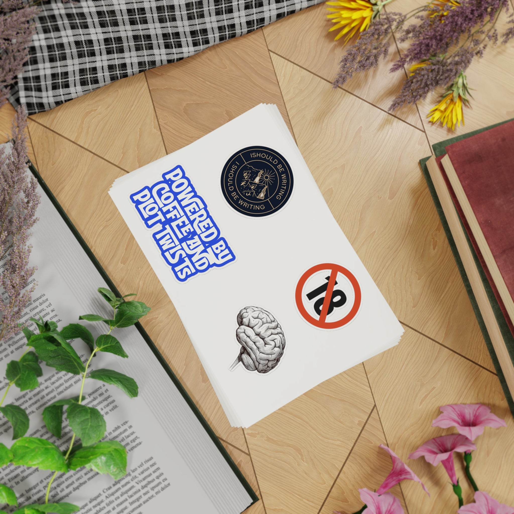 Sticker Sheet Bundle, 5pcs